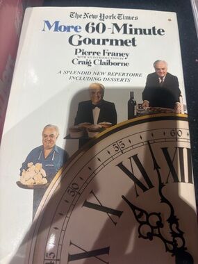 The New York Times More 60-Minute Gourmet by Pierre Franey - White/Cream Cover